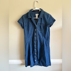 Vintage Calvin Klein denim dress, fits like an extra small or small